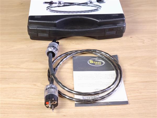 Grote foto silent wire ac 32 mk2 silver audio power cable 1 5 metre audio tv en foto onderdelen en accessoires