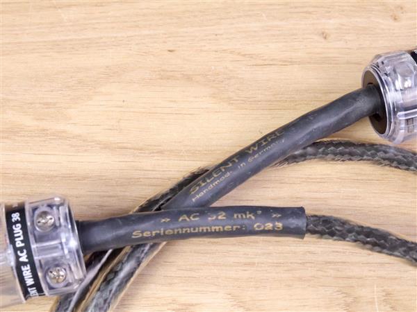 Grote foto silent wire ac 32 mk2 silver audio power cable 1 5 metre audio tv en foto onderdelen en accessoires