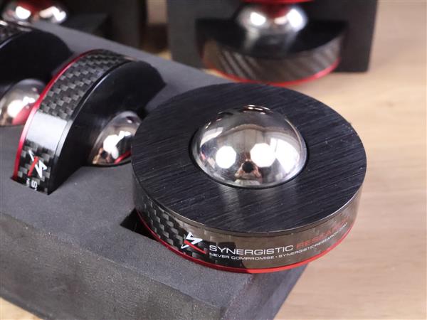 Grote foto synergistic research mig sx audio isolation footers 3 sets of 3 audio tv en foto algemeen