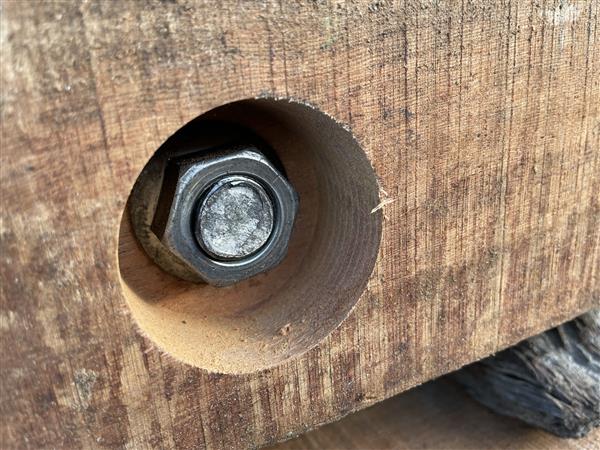 Grote foto 10x100x400 cm 100 azobe dragline schot doe het zelf en verbouw hout en planken