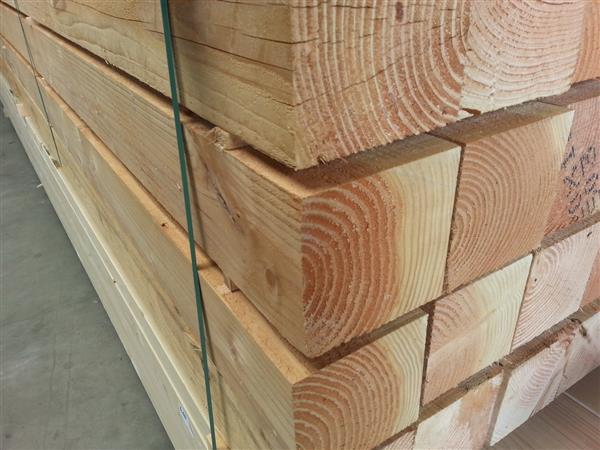 Grote foto 150x150mm douglas fijn bezaagd 600cm doe het zelf en verbouw hout en planken