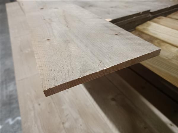 Grote foto 13x195 mm vuren wandplank 250 cm doe het zelf en verbouw hout en planken