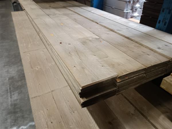 Grote foto 13x195 mm vuren wandplank 250 cm doe het zelf en verbouw hout en planken
