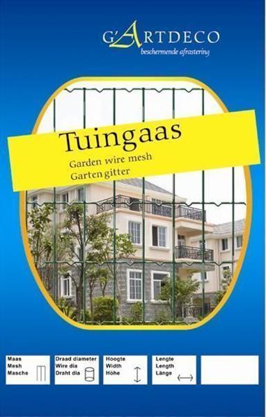 Grote foto 120 cm hoog tuingaas groen geplastificeerd 10 meter op rol doe het zelf en verbouw hout en planken