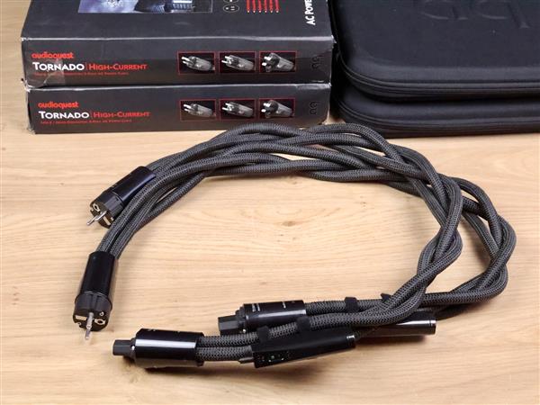 Grote foto audioquest tornado hc high current audio power cables 1 0 metre 2 available audio tv en foto onderdelen en accessoires