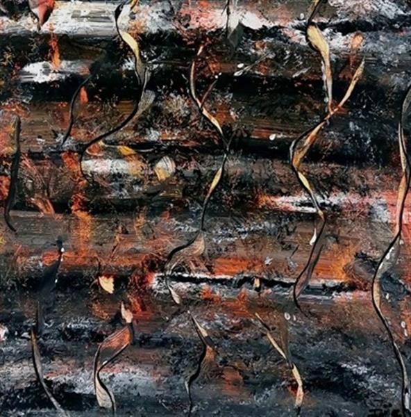 Grote foto kunsthandel gennep glowing silence antiek en kunst abstract