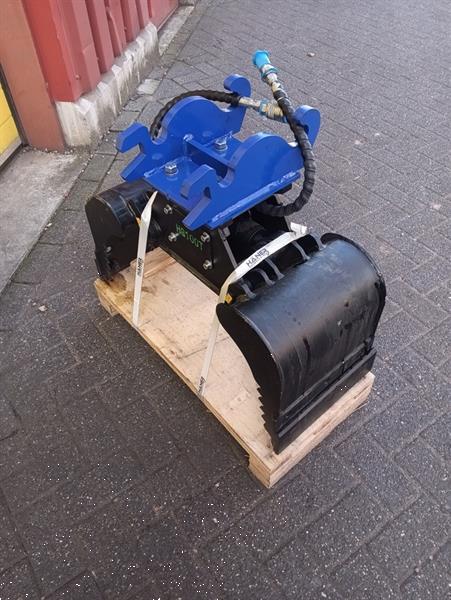 Grote foto h ner hg 100 s en hg 100 t sorteergrijper cw05 opname minigraver doe het zelf en verbouw aanbouwdelen