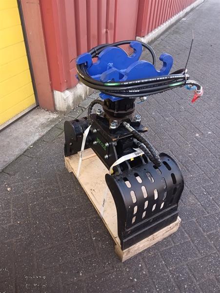 Grote foto h ner hg 100 s en hg 100 t sorteergrijper cw05 opname minigraver doe het zelf en verbouw aanbouwdelen