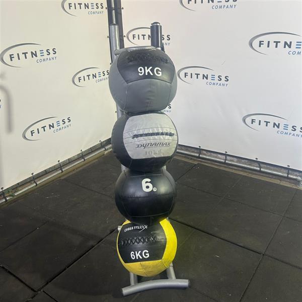 Grote foto ballenrek inclusief medicijnballen sport en fitness fitness