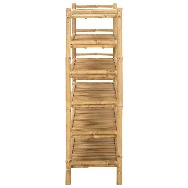Grote foto vidaxl schoenenrek met plank naturel 6 laags bamboe huis en inrichting overige