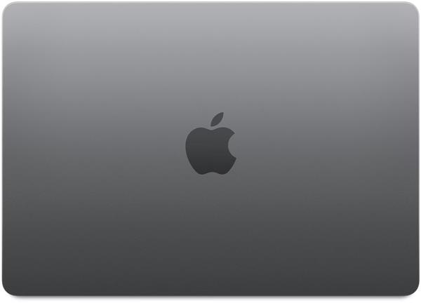 Grote foto apple macbook air 13.6 inch 2022 m2 8 core cpu 8gb ram 8 core gpu 256gb ssd qwerty grijs computers en software overige computers en software