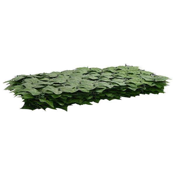 Grote foto vidaxl balkonscherm met bladeren groen 400 x 100 cm tuin en terras overige tuin en terras