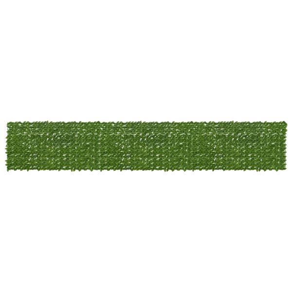 Grote foto vidaxl balkonscherm met bladeren groen en geel 600 x 100 cm tuin en terras overige tuin en terras
