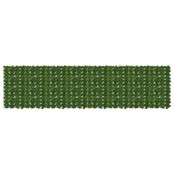 Grote foto vidaxl balkonscherm met bladeren groen 400 x 100 cm tuin en terras overige tuin en terras