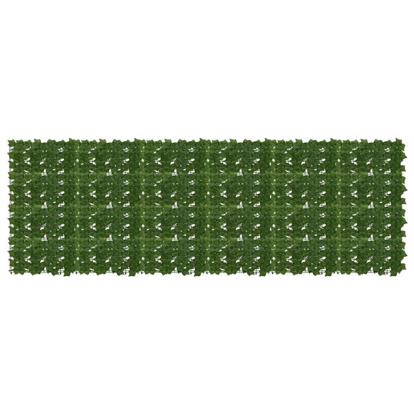Grote foto vidaxl balkonscherm met bladeren groen 300 x 100 cm tuin en terras overige tuin en terras