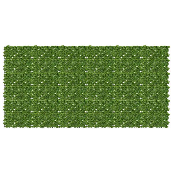 Grote foto vidaxl balkonscherm met bladeren groen en geel 300 x 150 cm tuin en terras overige tuin en terras