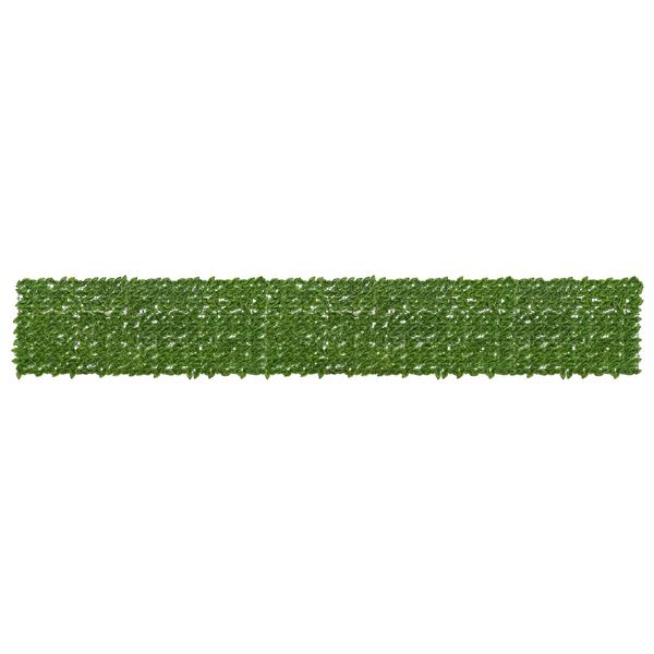 Grote foto vidaxl balkonscherm met bladeren groen en geel 500 x 75 cm tuin en terras overige tuin en terras