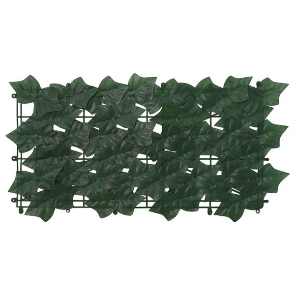 Grote foto vidaxl balkonscherm met bladeren donkergroen 200 x 100 cm tuin en terras overige tuin en terras