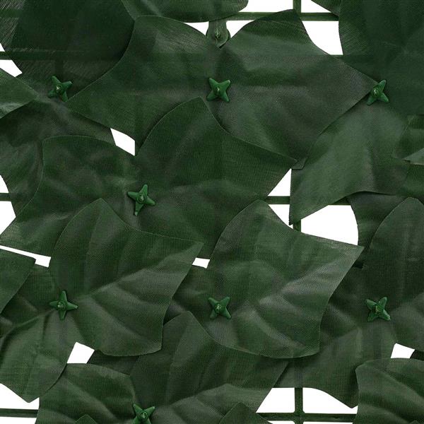 Grote foto vidaxl balkonscherm met bladeren donkergroen 400 x 100 cm tuin en terras overige tuin en terras