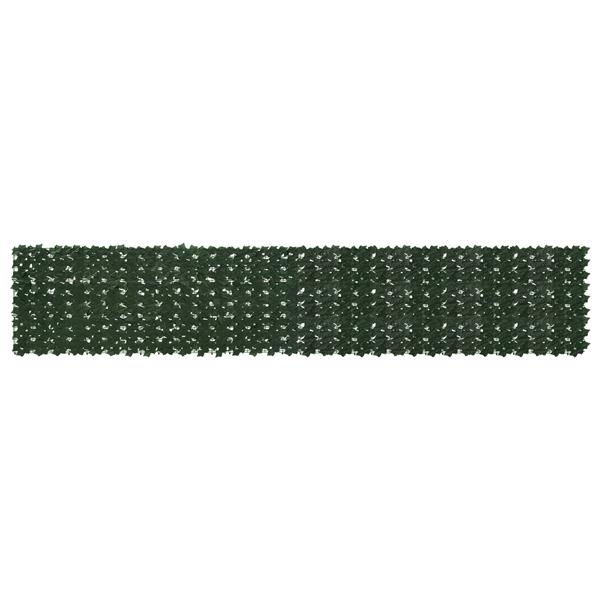 Grote foto vidaxl balkonscherm met bladeren donkergroen 400 x 75 cm tuin en terras overige tuin en terras