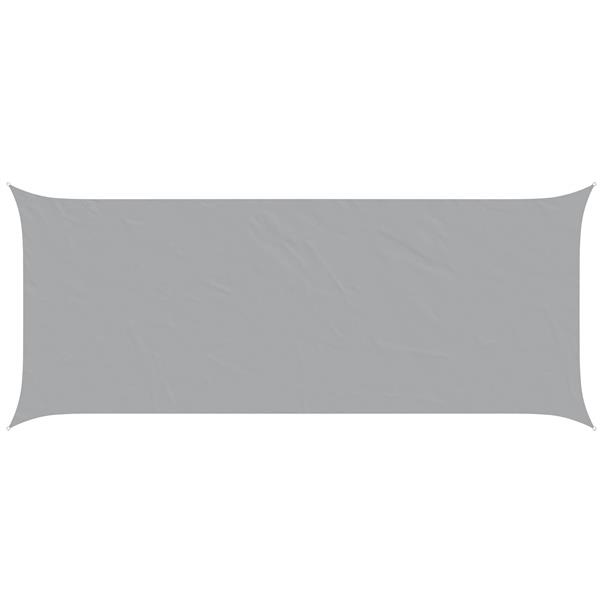 Grote foto vidaxl zonneschaduwzeil lichtgrijs 6 x 2 5 m 100 polyester oxford tuin en terras overige tuin en terras