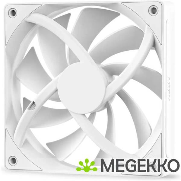 Grote foto nzxt f120q 120mm white quiet airflow computers en software overige computers en software
