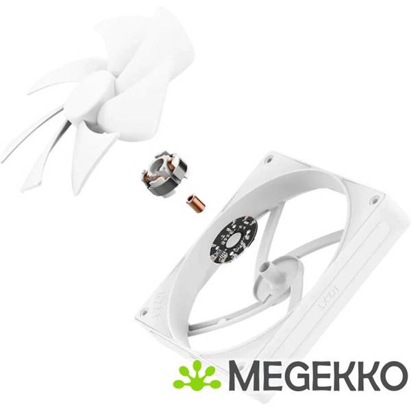 Grote foto nzxt f140p 140mm white static pressure computers en software overige computers en software