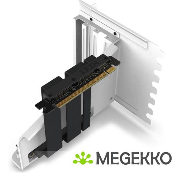 Grote foto nzxt vertical gpu mounting kit h5 h6 h7 h9 white computers en software behuizingen en kasten