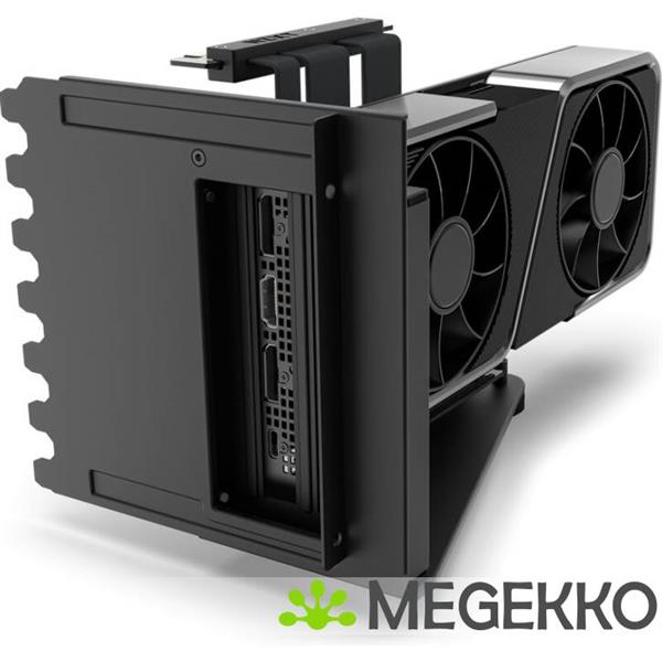 Grote foto nzxt vertical gpu mounting kit h5 h6 h7 h9 black computers en software behuizingen en kasten