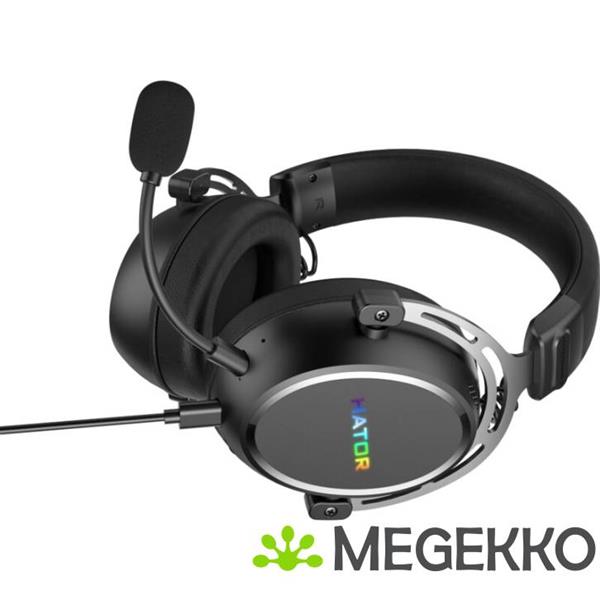 Grote foto hator hypergang 3 usb hi res rgb gaming headset zwart audio tv en foto koptelefoons