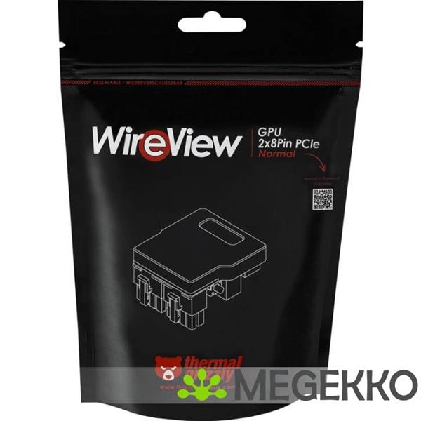 Grote foto thermal grizzly wireview gpu 2x8pin pcie normal computers en software overige