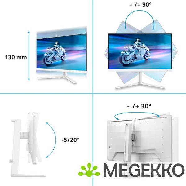 Grote foto philips evnia 27m2n6501l 00 27 quad hd 240hz oled ambiglow monitor computers en software overige computers en software