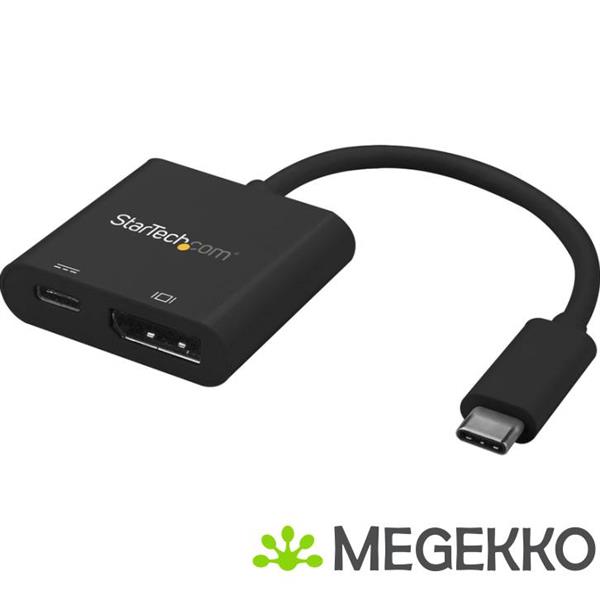 Grote foto startech.com usb c naar displayport adapter met usb power delivery 60w 4k 60hz computers en software overige computers en software