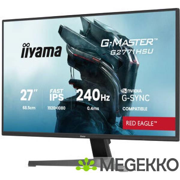 Grote foto iiyama g master g2771hsu b1 27 full hd ips 240hz gaming monitor computers en software overige computers en software