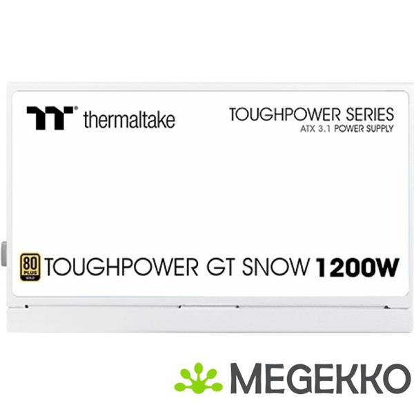 Grote foto thermaltake toughpower gt snow 1200w power supply unit 24 pin atx atx wit computers en software overige
