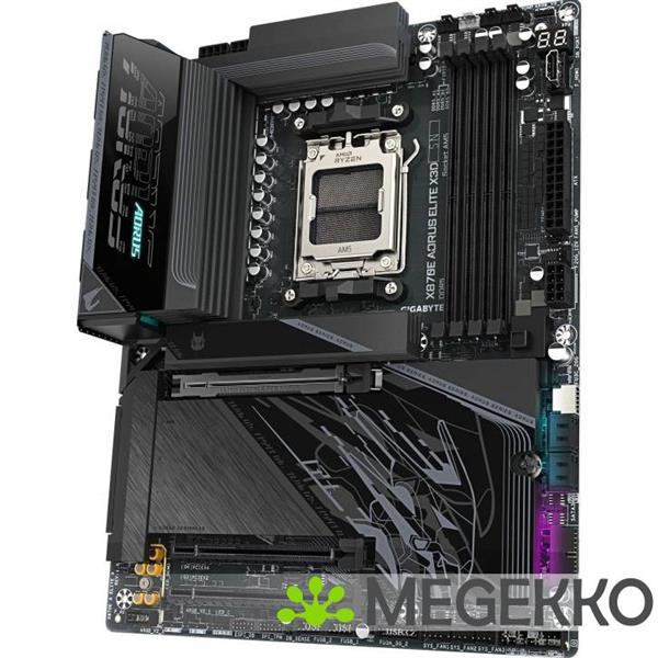 Grote foto gigabyte x870e aorus elite x3d computers en software moederborden