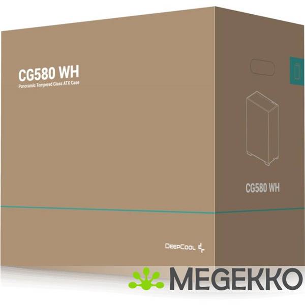 Grote foto deepcool cg580 wh computers en software behuizingen en kasten