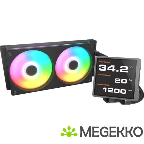 Grote foto cougar poseidon vistek pro argb 240 zwart computers en software overige computers en software