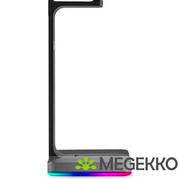 Grote foto corsair st100 rgb premium headset stand with 7.1 surround audio tv en foto koptelefoons