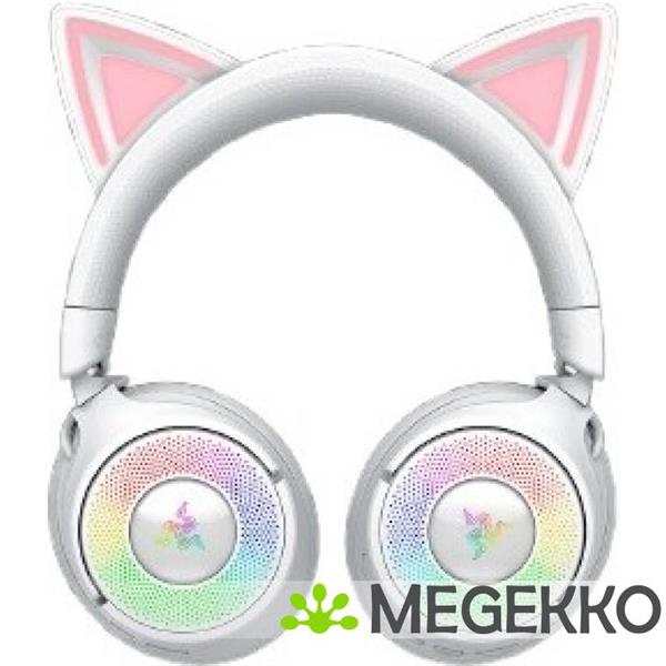 Grote foto razer kraken kitty v3 pro wit gaming headset audio tv en foto koptelefoons