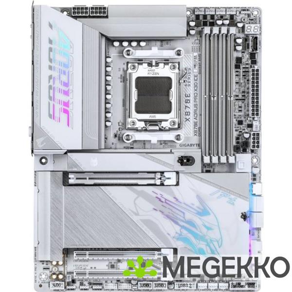 Grote foto gigabyte x870e aorus pro x3d ice computers en software moederborden
