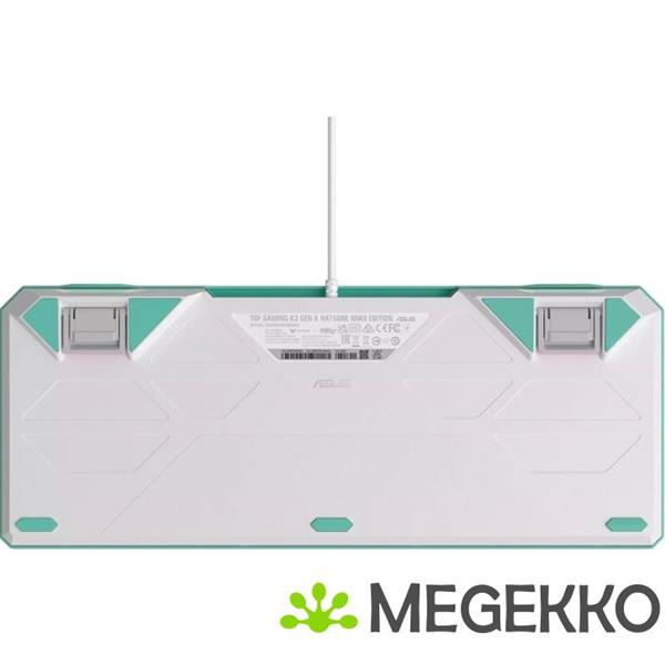 Grote foto asus tuf gaming k3 gen ii hatsune miku edition toetsenbord gamen usb meerkleurig computers en software toetsenborden