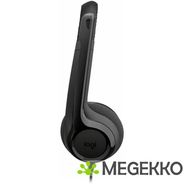 Grote foto logitech h390 bedraad zwart audio tv en foto koptelefoons