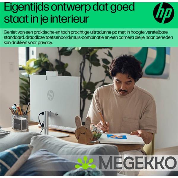 Grote foto hp 24 cr0057nd 24 core i5 all in one pc computers en software overige computers en software