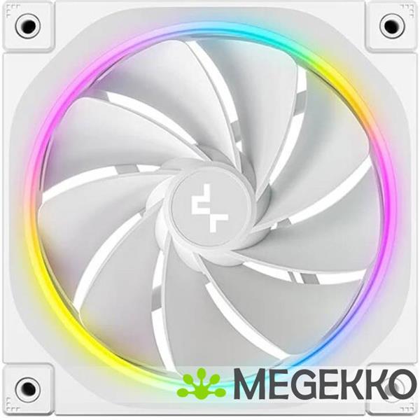 Grote foto deepcool fl12r computer behuizing ventilator 12 cm wit 1 stuk s computers en software overige computers en software