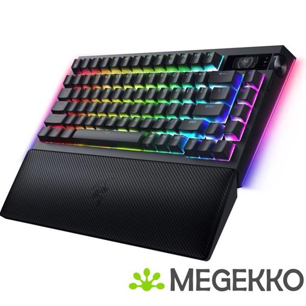 Grote foto razer blackwidow v4 pro tkl draadloos zwart razer orange computers en software toetsenborden