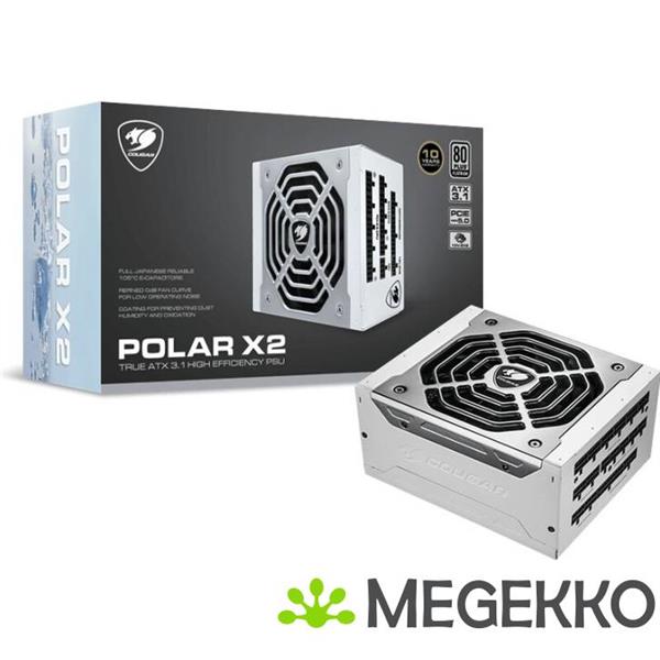 Grote foto cougar gaming polar x2 modular 80 plus platinum 1050w zilver computers en software overige