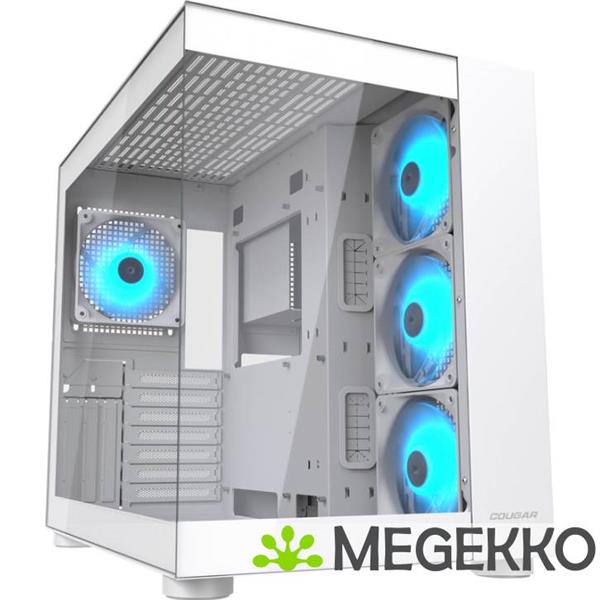 Grote foto cougar gaming fv150 rgb midi tower wit computers en software behuizingen en kasten