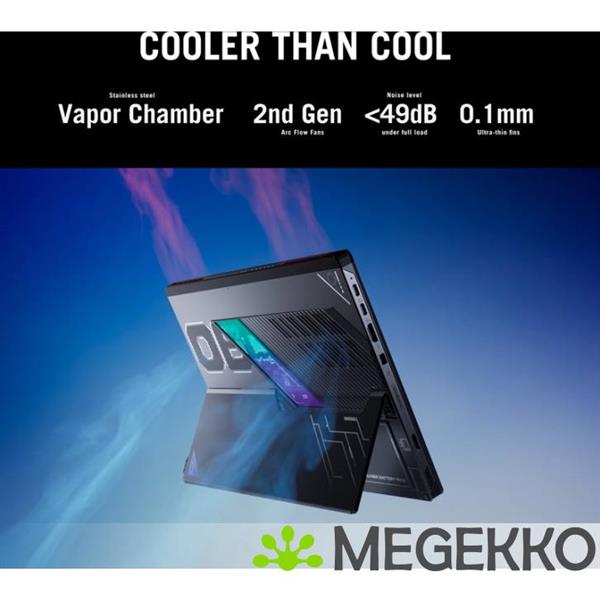 Grote foto asus rog flow z13 gz302ea ru004w 13.4 amd ryzen al max 395 hybride 2 in 1 computers en software overige computers en software