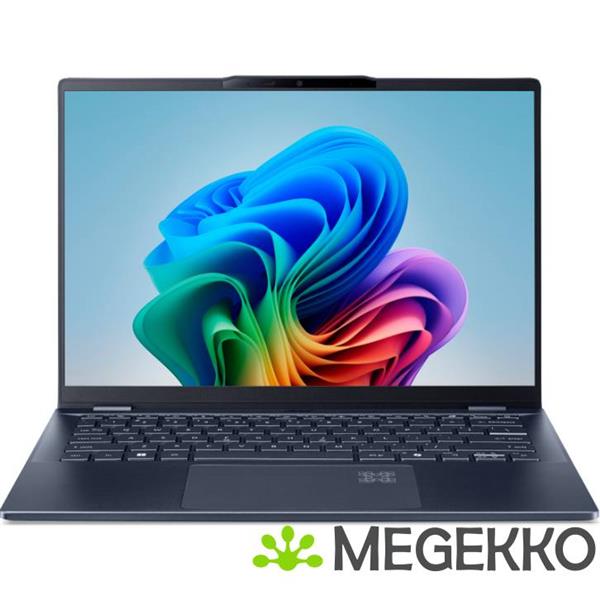 Grote foto acer swift 14 ai sf14 51 56e5 14 intel core ultra 5 2.8k oled laptop computers en software overige computers en software